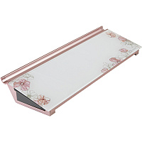 Quartet Floral Design Glass Dry-Erase Desktop Pad (QRTGDP186P)