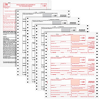 TOPS 4-part 1099-NEC Tax Forms (TOP2299NEC)