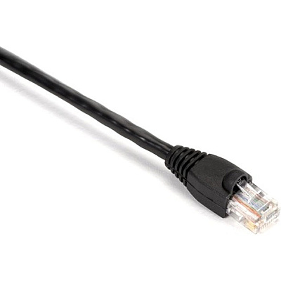 Black Box Cat5e 350-mhz Snagless Stranded Ethernet Patch Cable - Unshielded (utp), Cm Pvc (rj45 M/m), Black, 5-ft. (1.5-m) (EVNSL870005)