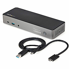 StarTech Hybrid Usb-c Usb-a Dock - Triple 4k 60hz (DK31C3HDPD)