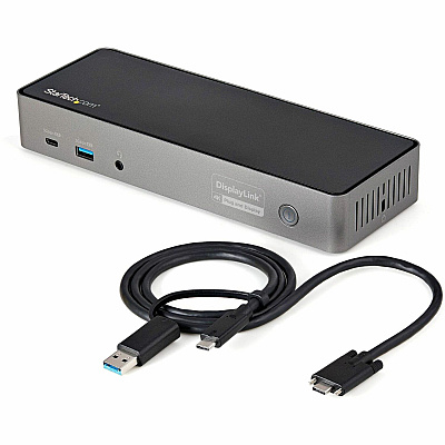 StarTech Hybrid Usb-c Usb-a Dock - Triple 4k 60hz (DK31C3HDPD)