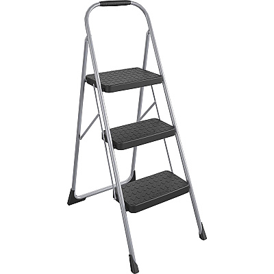 Cosco Ultra-Thin 3-Step Ladder (CSC11408PBL1E)