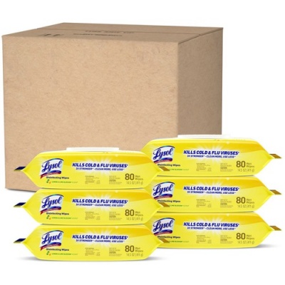 LYSOL Disinfecting Wipes in Flatpacks (99716CT)
