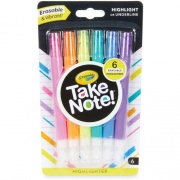 Crayola Take Note Erasable Highlighters (586504)