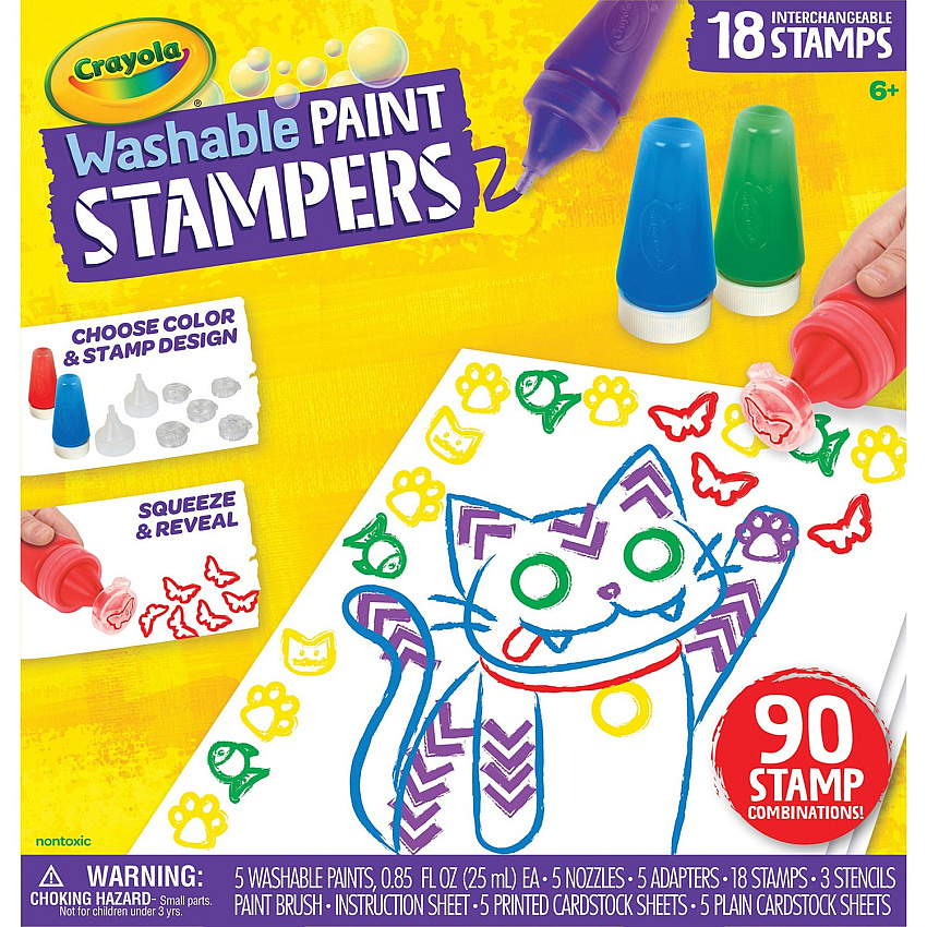 Crayola Washable Paint Stampers Set (CYO541077)
