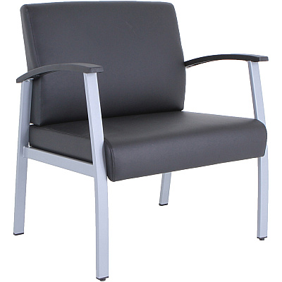 Lorell Healthcare Reception Big & Tall Antimicrobial Guest Chair (LLR67001)