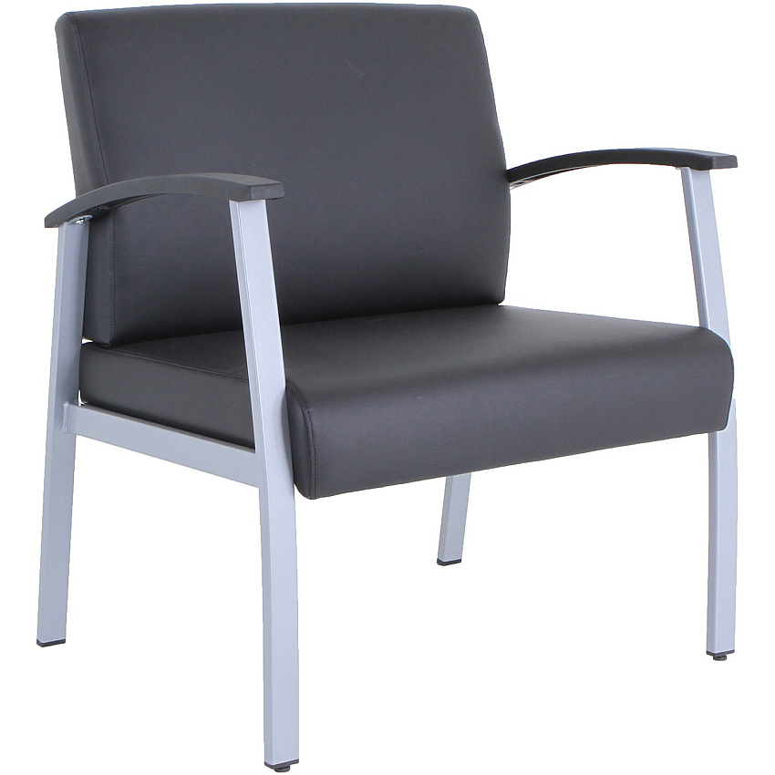 Lorell Healthcare Reception Big & Tall Antimicrobial Guest Chair (LLR67001)