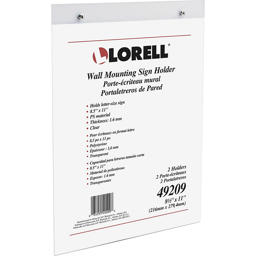 Lorell Wall-Mounted Sign Holders (LLR49209)
