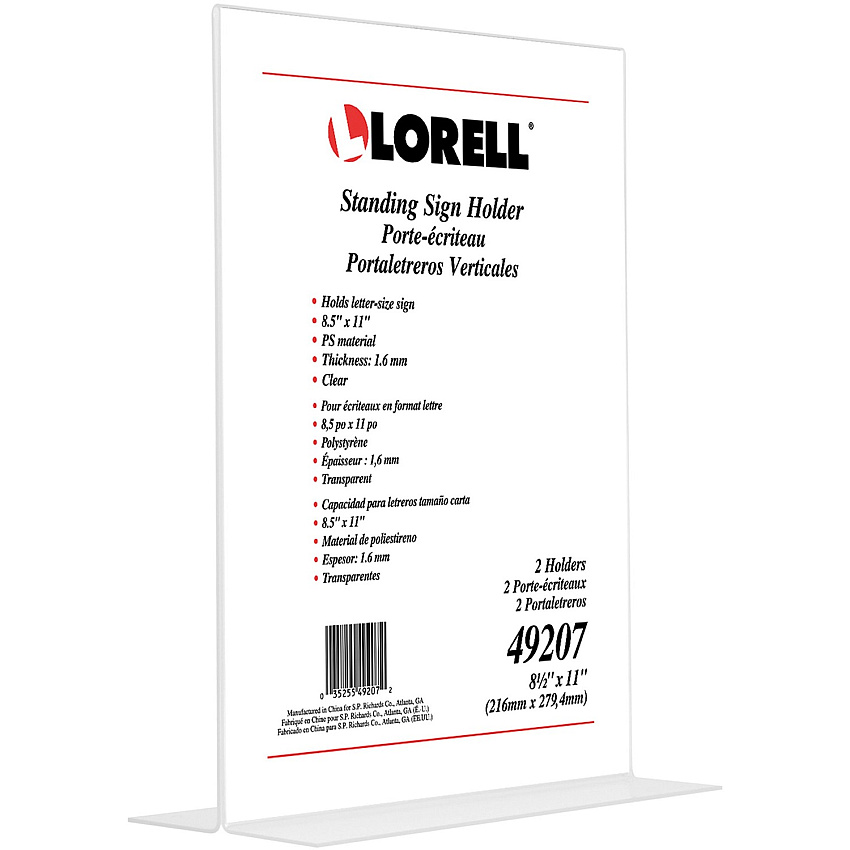 Lorell T-base Standing Sign Holders (LLR49207)