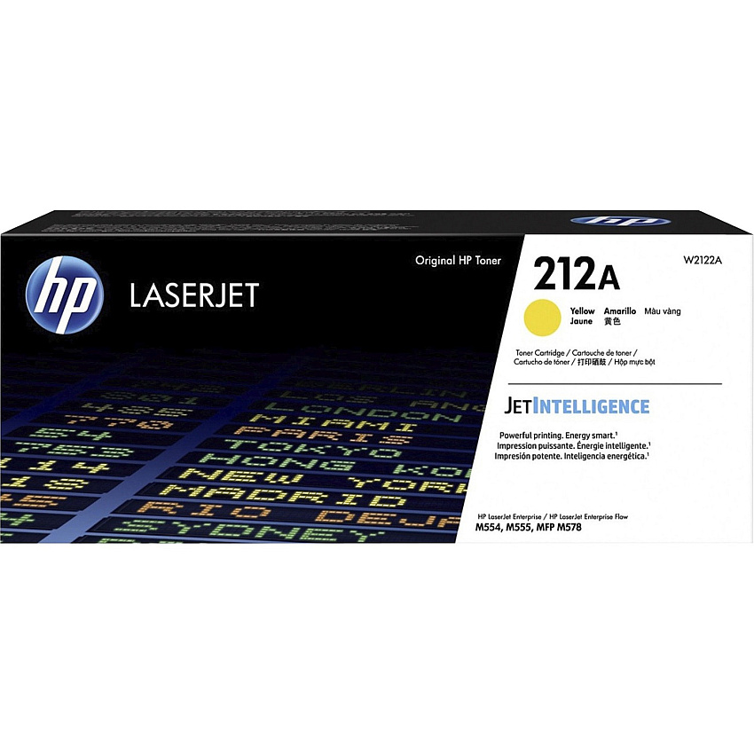 HP 212A Original Standard Yield Laser Toner Cartridge - Yellow - 1 Each (HEWW2122A)