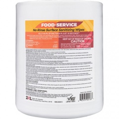 2XL No Rinse Foodservice Sanitizing Wipes (446)