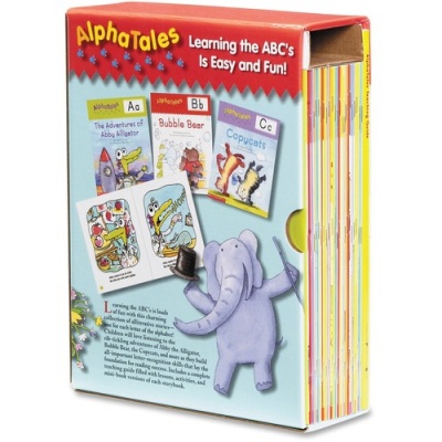 Scholastic AlphaTales ABC Animal Storybooks Box Book Set Printed Book (0545067645)