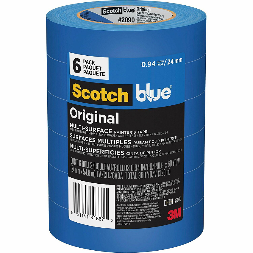 ScotchBlue Multi-Surface Painter's Tape (MMM209024EP6)