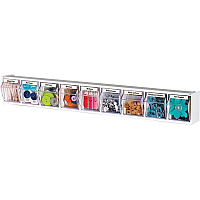 deflecto Tilt Bin Interlocking Multi-Bin Storage Organizer (DEF20903)