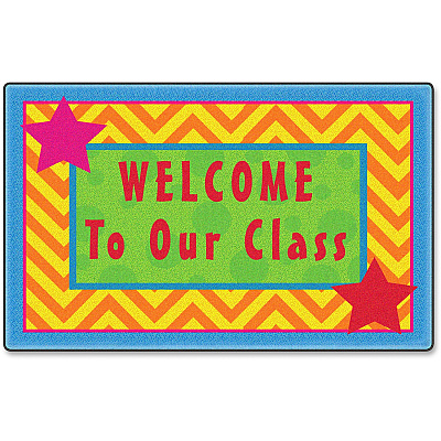 Flagship Carpets Silly Welcome Mat Seating Rug (CE33208W)