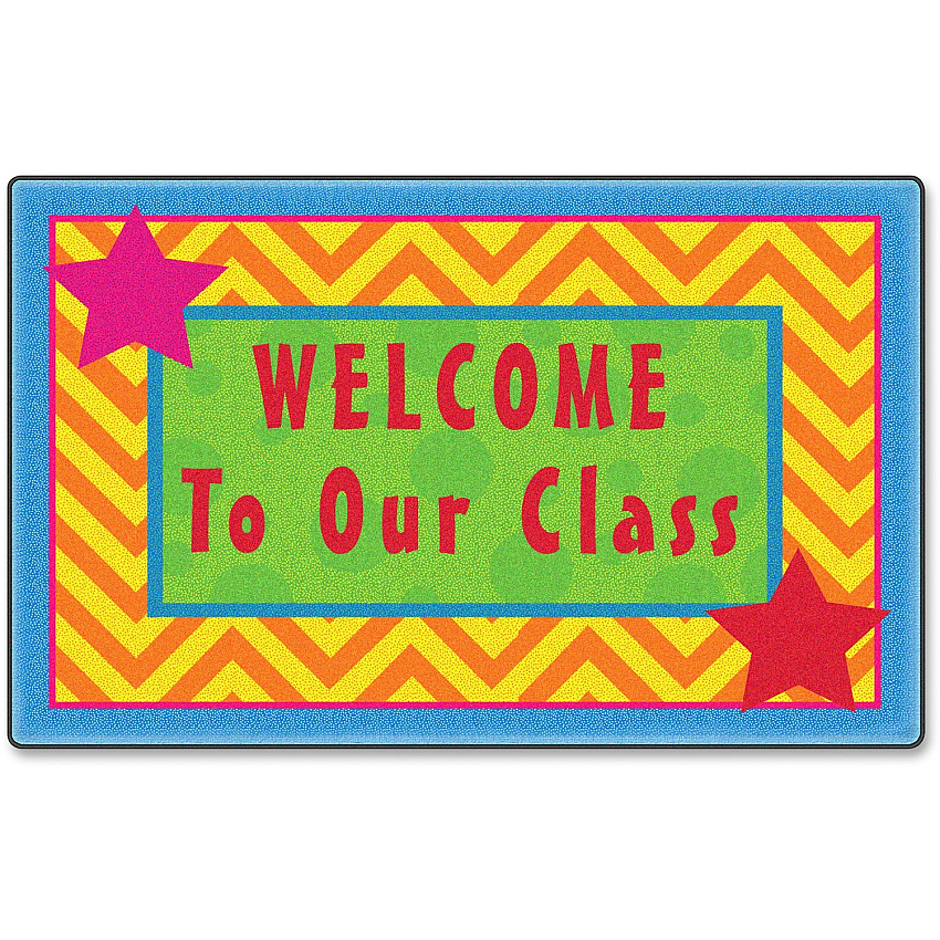 Flagship Carpets Silly Welcome Mat Seating Rug (CE33208W)
