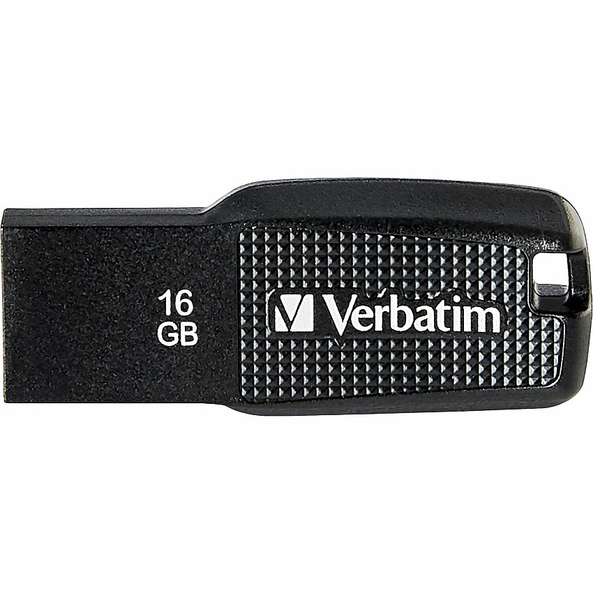 Verbatim 16GB Ergo USB Flash Drive - Black (VER70875)