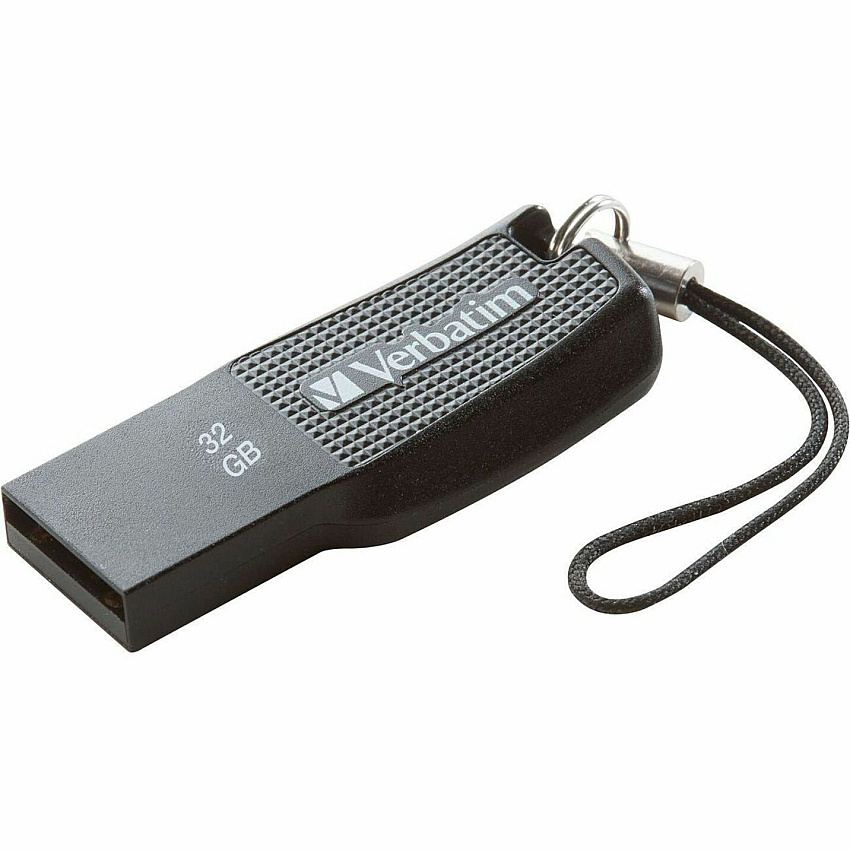 Verbatim 32GB Ergo USB Flash Drive - Black (VER70876)