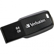 Verbatim 64GB Ergo USB Flash Drive - Black (70877)