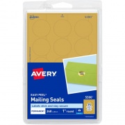 Avery Gold Metallic Mailing Seals (05590)