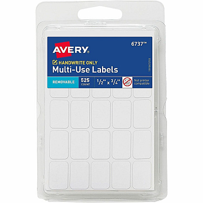 Avery White Multi-Use Labels (06737)