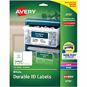 Avery Permanent Durable ID Labels with Sure Feed(R) Technology (06793)