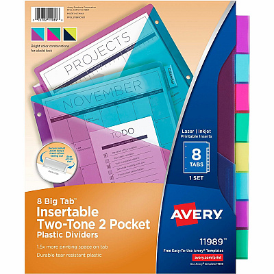 Avery Big Tab Tab Divider (11989)