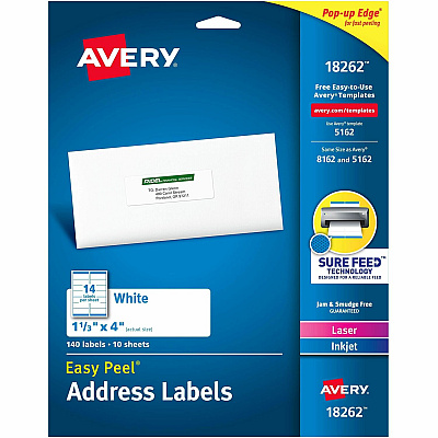 Avery Easy Peel Address Label (18262)