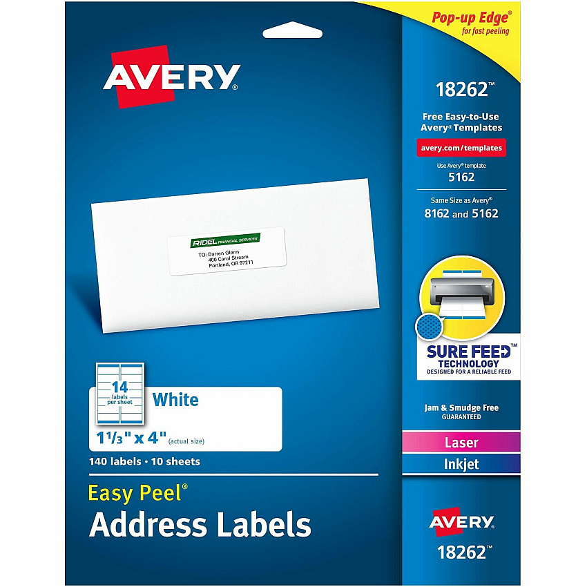 Avery Easy Peel Address Label (18262)