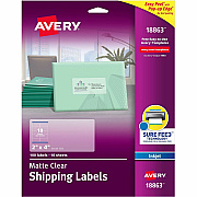 Avery Easy Peel Inkjet Printer Mailing Labels (18863)