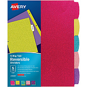 Avery Big Tab Reversible Fashion Dividers (24928)