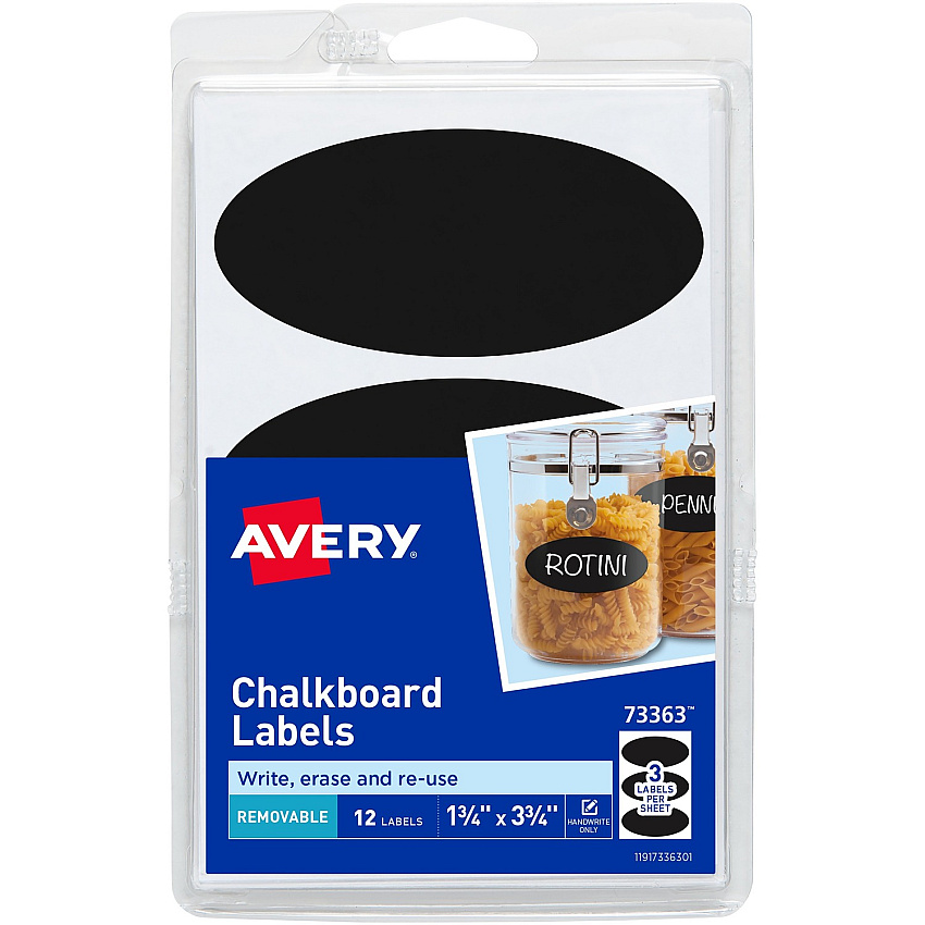 Avery Removable Chalkboard Labels (73363)