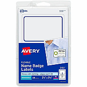 Avery Flexible Name Badge Labels (05151)