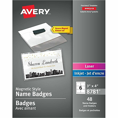 Avery Name Badges (08781)
