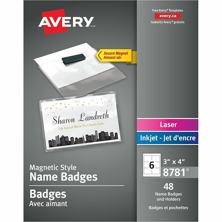 Avery Name Badges (08781)