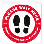 Avery Social Distance PLEASE WAIT HERE Floor Decal (83090)