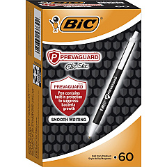 BIC PrevaGuard Clic Stic Antimicrobial Pens (BICCSAP60ECBK)