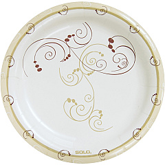 Solo Symphony 8-1/2" Mediumweight Paper Plates (SCCMP9RJ8001PK)