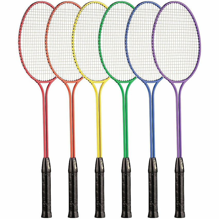 Champion Sports Tempered Steel Twin Shaft Badminton Racket Set (BR30SET)