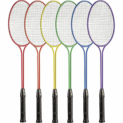 Champion Sports Tempered Steel Twin Shaft Badminton Racket Set (BR31SET)
