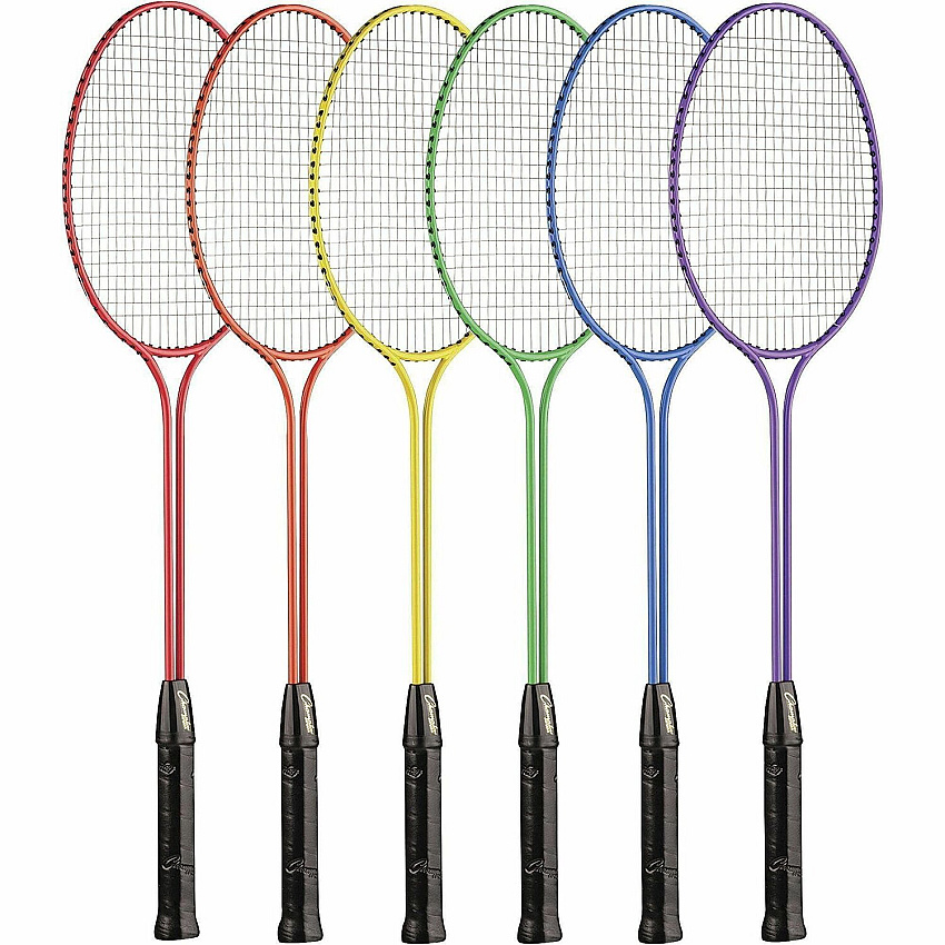 Champion Sports Tempered Steel Twin Shaft Badminton Racket Set (BR31SET)
