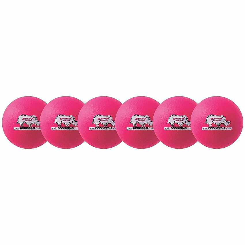 Champion Sports Rhino Skin Low Bounce Dodgeball Set (RXD6NPSET)