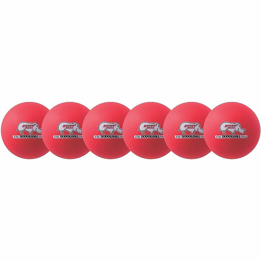 Champion Sports Rhino Skin Low Bounce Dodgeball Set (RXD6NRDSET)