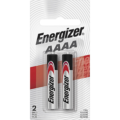 Energizer AAAA Batteries, 2 Pack (EVEE96BP2)