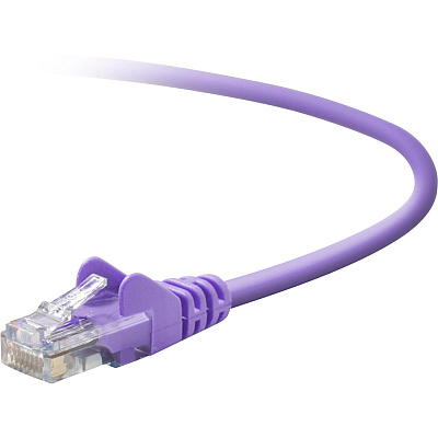 Belkin Cat5e Snagless Xover Cbl Rj45m/rj45m; (A3X12606PURS)