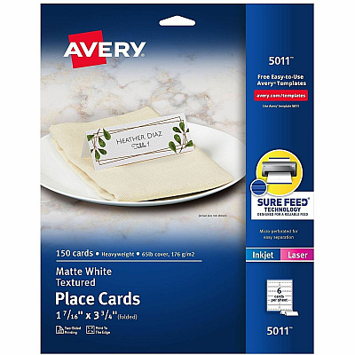Avery Place Cards with Sure Feed (05011)