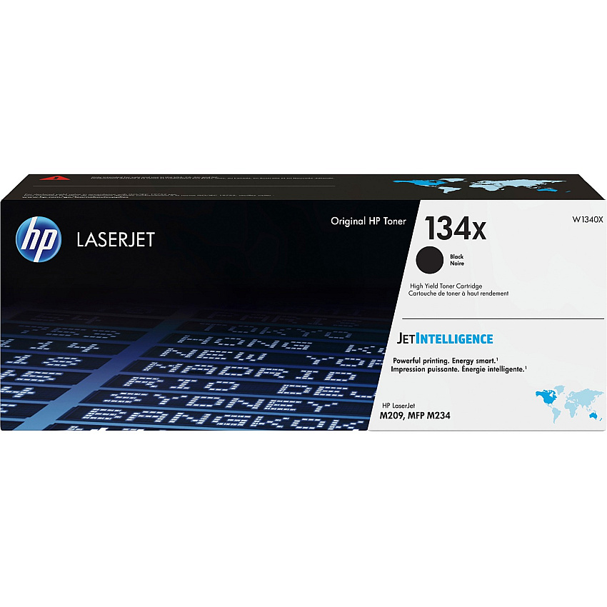 HP 134X Original High Yield Laser Toner Cartridge - Black Pack (HEWW1340X)