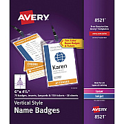 Avery Vertical Name Badges (08521)