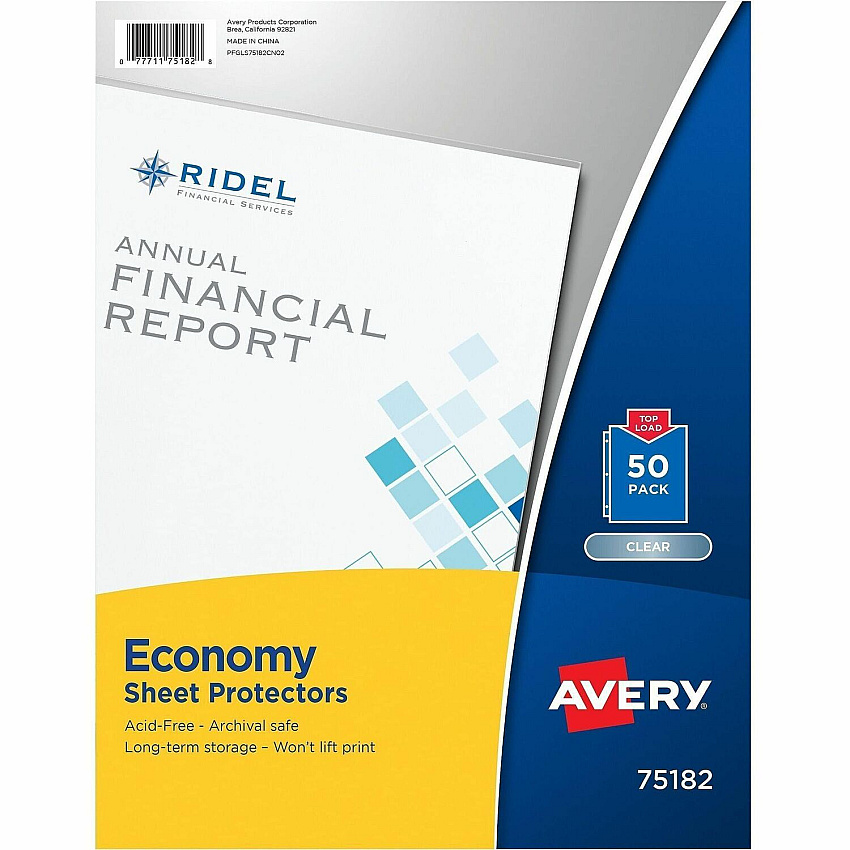 Avery Economy Clear Sheet Protectors (75182)