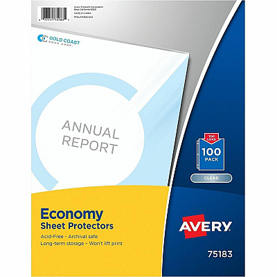 Avery Economy Clear Sheet Protectors (75183)